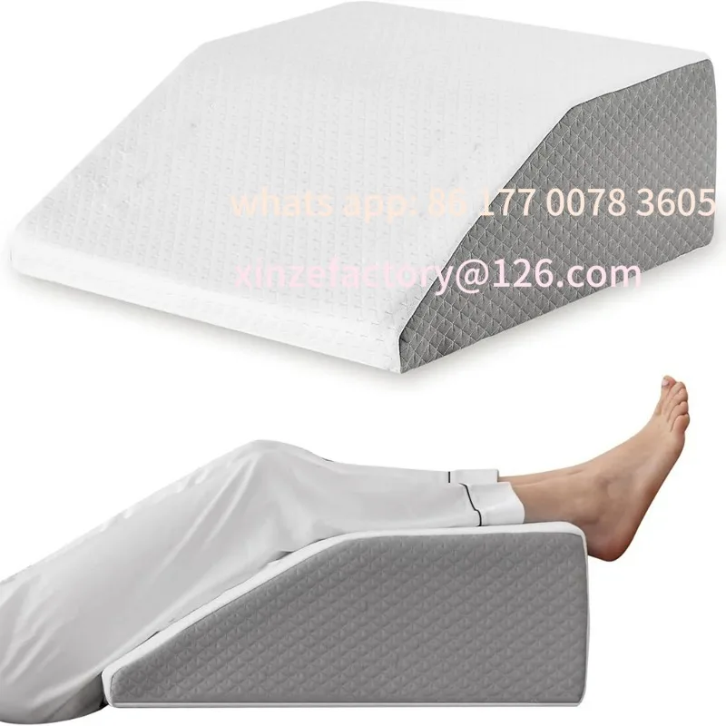 

Customizable 8inch Leg Elevating Pillow for Legs,Rest, Sleeping, Wedge Pillow for Side Sleeping, Memory Foam