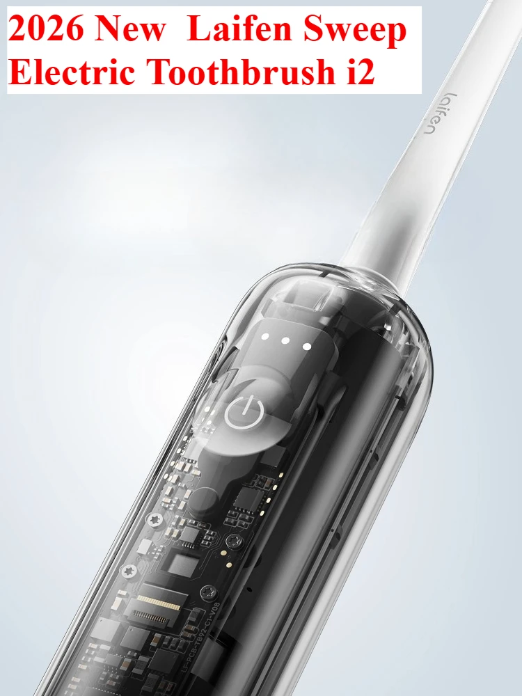 2026New Laifen Sweep Vibration Electric Toothbrush i2 Transparent Exploration Version Adult Couple Automatic Smart Birthday Gift