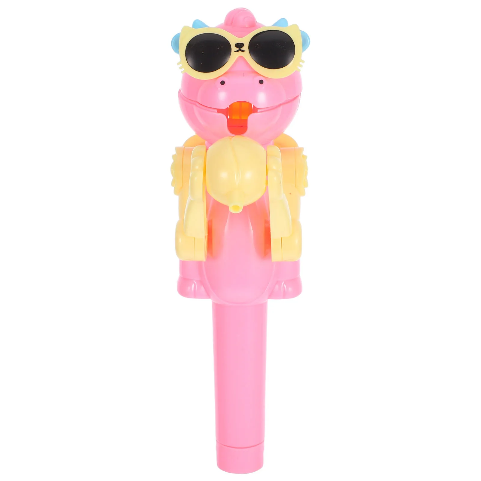 

1pc Dinosaur Robot Kids Toy Creative Lollipop Holder Fun Decompression Candy Storage Safe Ingredients Birthday Favors