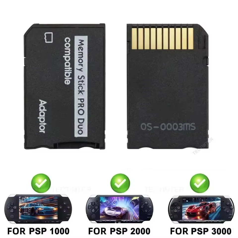 Mini Memory Stick Pro Duo SD Card Reader Adapter for PSP Series