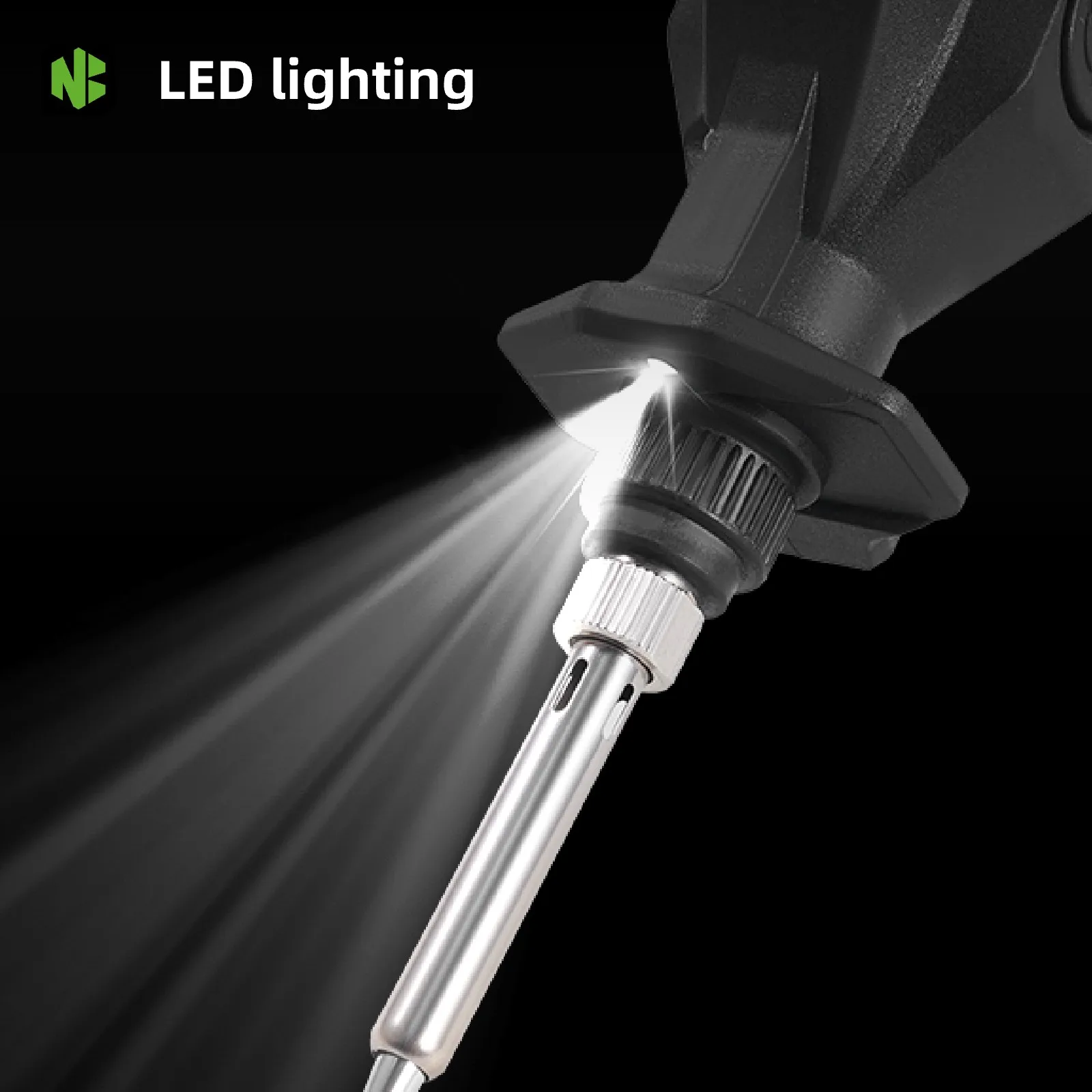 نيوبيني 400 ℃ مسدس لحام كهربائي لاسلكي 30 وات 90 ° مسدس لحام قابل للتعديل لتدفئة مصاصة اللحام 12 فولت، أداة إزالة PowerTool #3