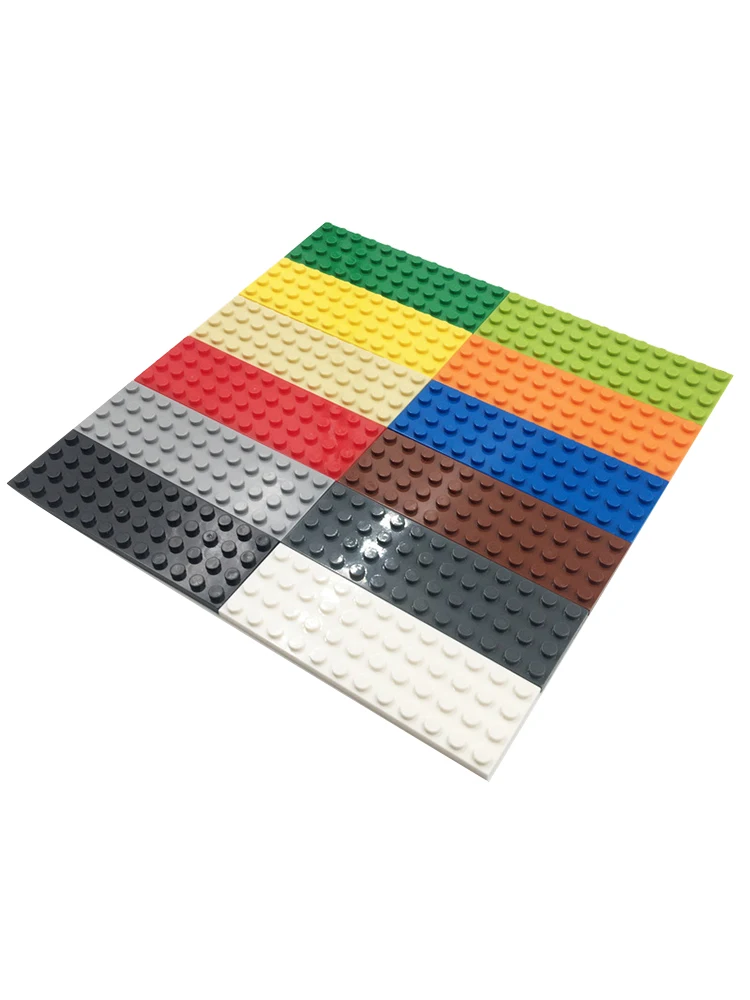 

10pcs Moc Small Size Base Plate 4x12 3029 DIY Building Blocks Bricks Compatible with Creative Enlighten Toys