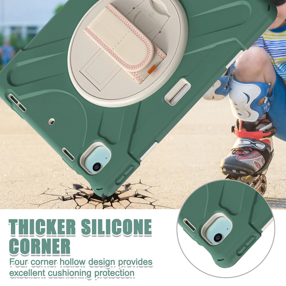 حافظات لجهاز iPad Air13 Air 13 M3 2025 حافظة لجهاز iPad Pro 12.9 4th 3rd 5th 6th 2022 2021 غطاء تدوير حامل الكمبيوتر الشخصي #1