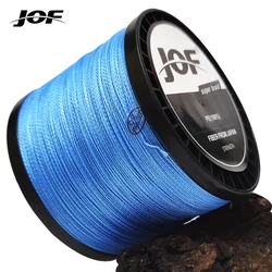 JOF 1000M 4 Strands Carp Fishing Wire PE Line Fishing Woven Wire Braided Fishing Line for Saltwater and Freshwater Sea Fishing