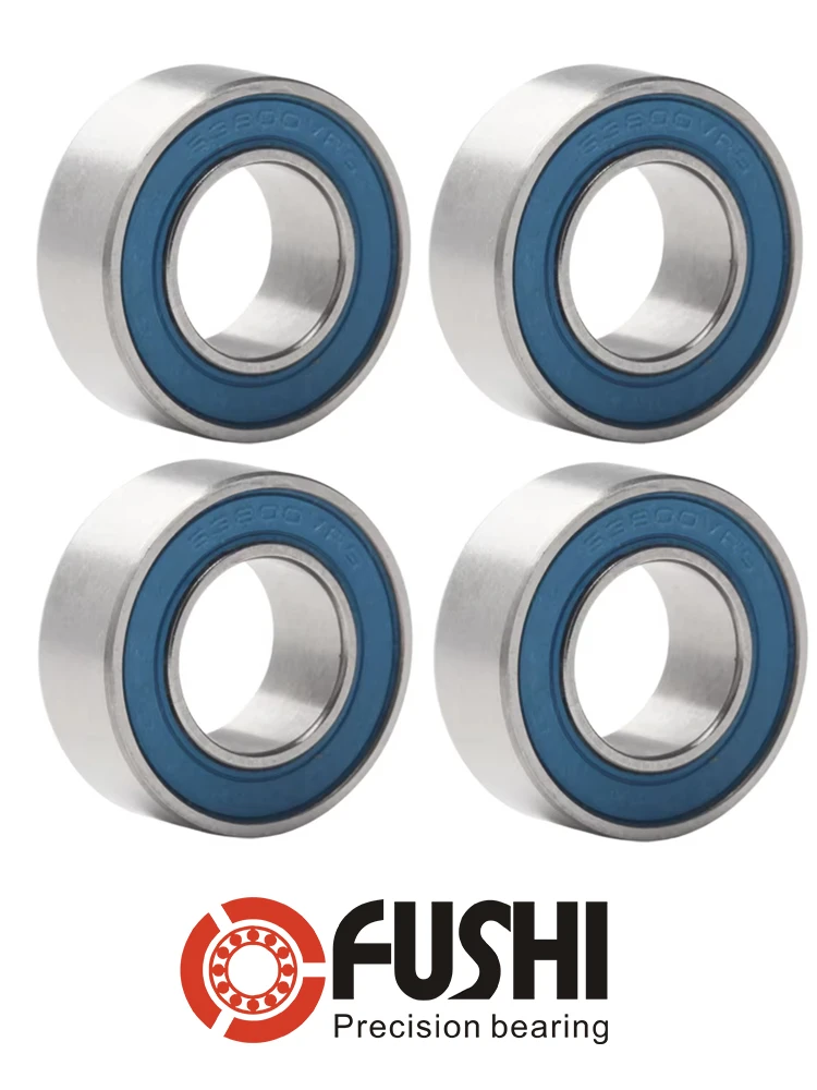 AliExpress NONE 63800 2RSV MAX Bearing 10*19*7 mm 4Pcs C2 Single Row Full Balls Bicycle Frame Pivot Bearing 3800 2RS RSV Ball Bearings 63800LUU