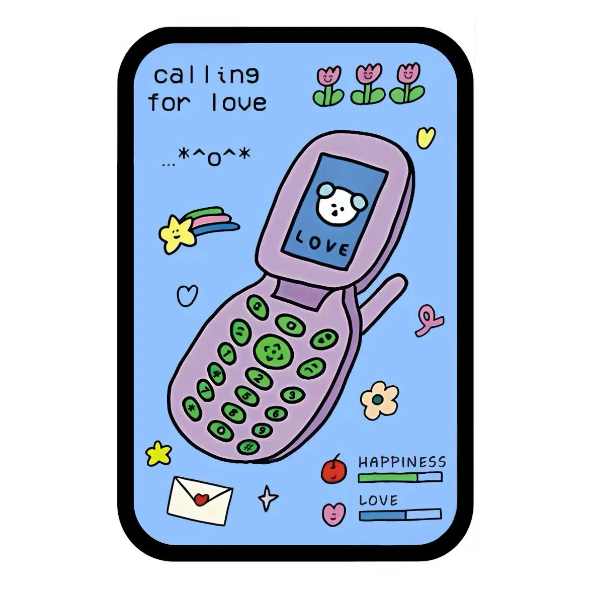 

Graffiti Cartoon Phone Stay Cute MagSafe Folding Black Phone Stand for IPhone Holder Mount Support for Samsung Galaxy