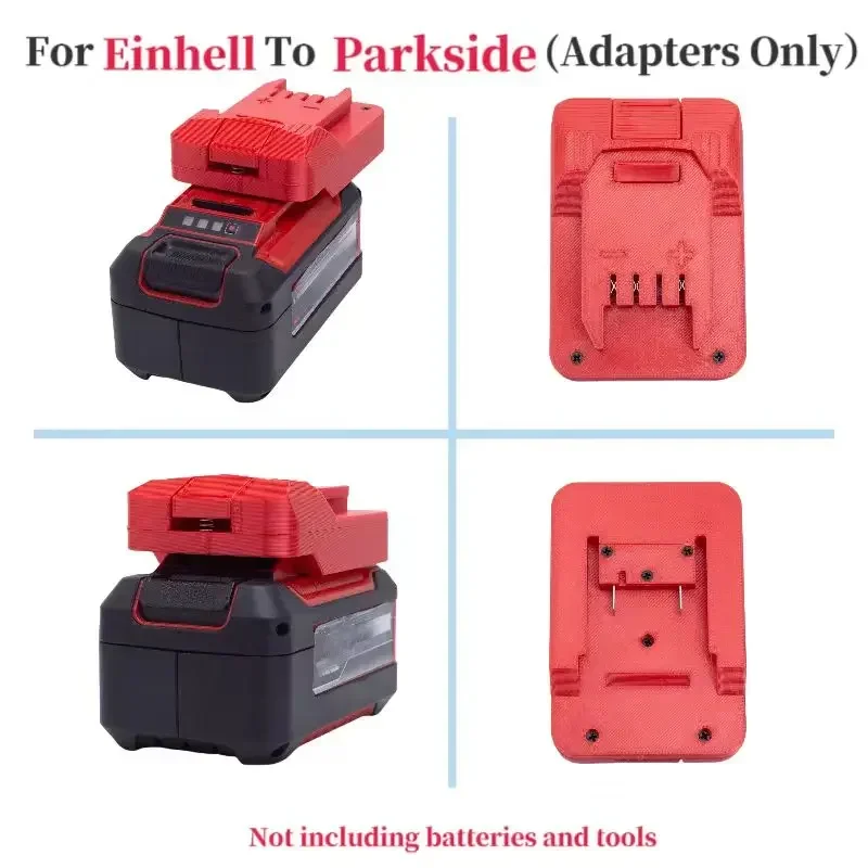 Convertisseur de batterie au lithium pour Einhell Ozito, adaptateur pour Lidl Parkside, outil de conversion x20v, outils non inclus et batterie, 18V, 1 pièce