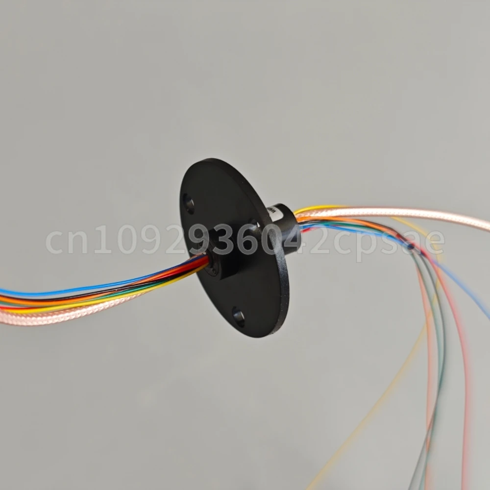 

HD Monitoring Gimbal Slip Ring, High-Frequency SDI Slip Ring RF Plus 6 Channels 2A - Transmission for Professional Surveillance