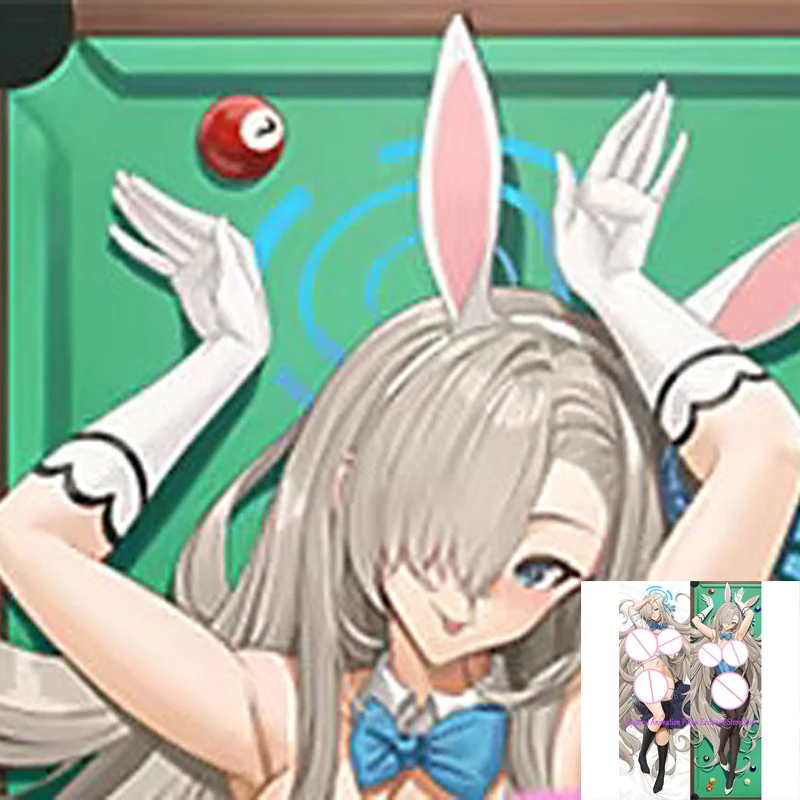 أنيمي Dakimakura كيس وسادة Ichinose Asuna مثير ومفلس فتاة جميلة على الوجهين هالوين الديكور