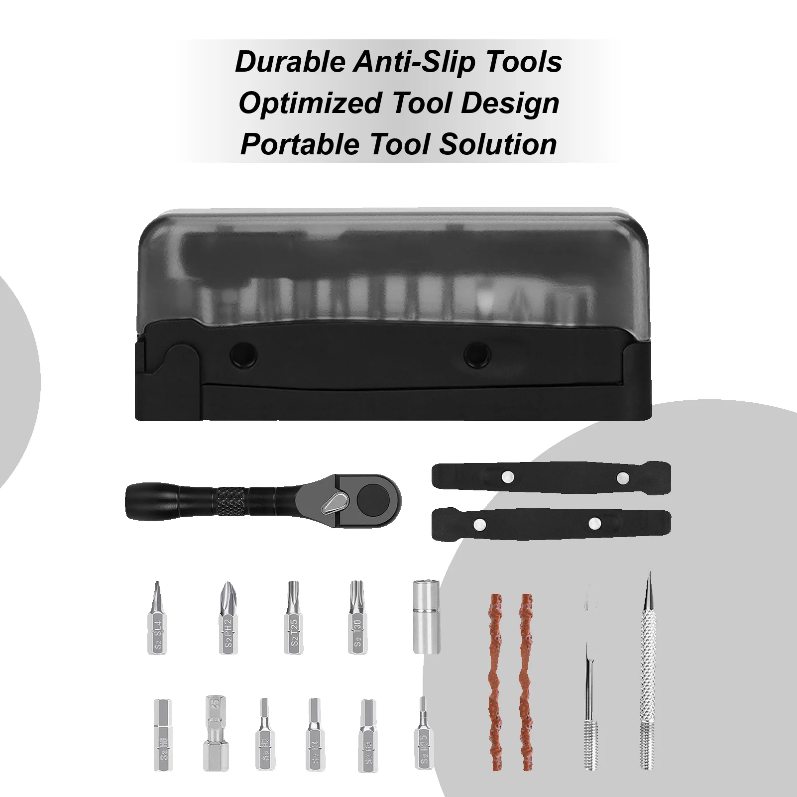 

Bike Repair Ratchet Wrench Set with Portable bicycle Tire Maintenance tool Small Cycling Ratchet Tool Kit for bike Repair tool