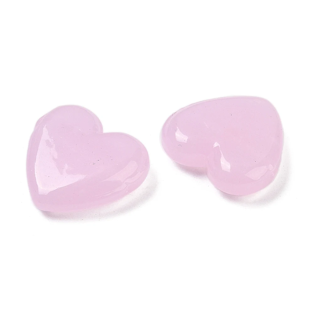 10 Stück handgefertigte mehrfarbige Herz-Glasperlen aus Lampwork-Glas, Valentinstagsgeschenk, 19–20 x 6,5–7 mm für die Herstellung von DIY-Schmuck – Detail 9