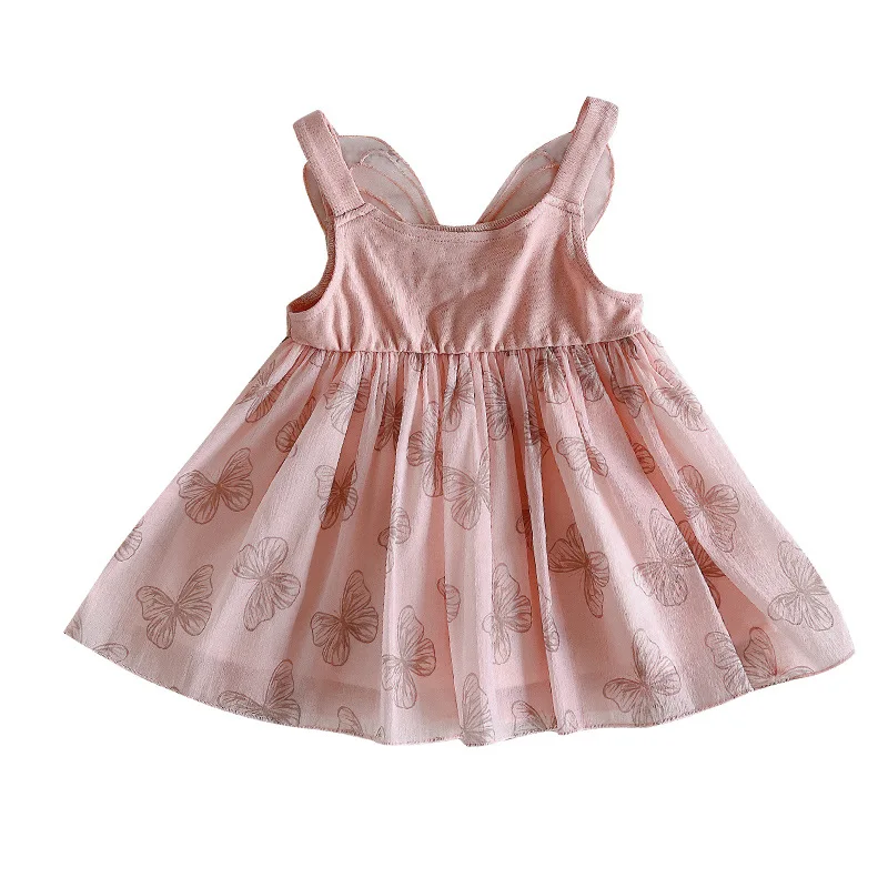 Vestidos de niña, vestido de verano Para bebé, vestido bonito de verano Para niña, vestido de princesa con alas, Vestidos infantiles Para niña, Vestidos Para Niñas