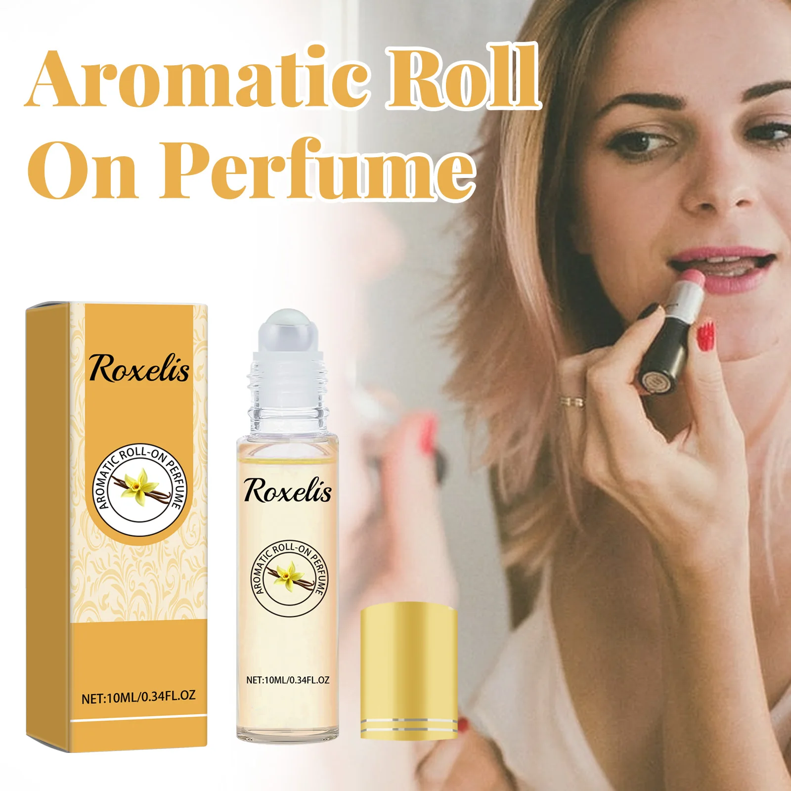 Pheromones Perfumes for Women, Unique Scent With Pheromones to Attract Men Roller Ball Design, Portable and Long Lasting, 10 ml