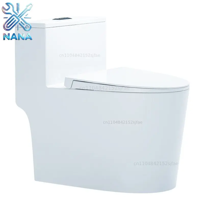 Household flush toilet toilet Super swirl siphon large-diameter water-saving deodorant splash toilet