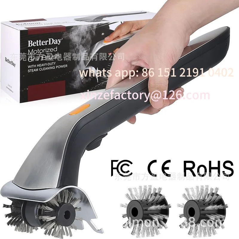 

Customizable Amazon Electric Steam Brush Stainless Steel Wire Brush BBQ Grill Grill BBQ Mesh Brush