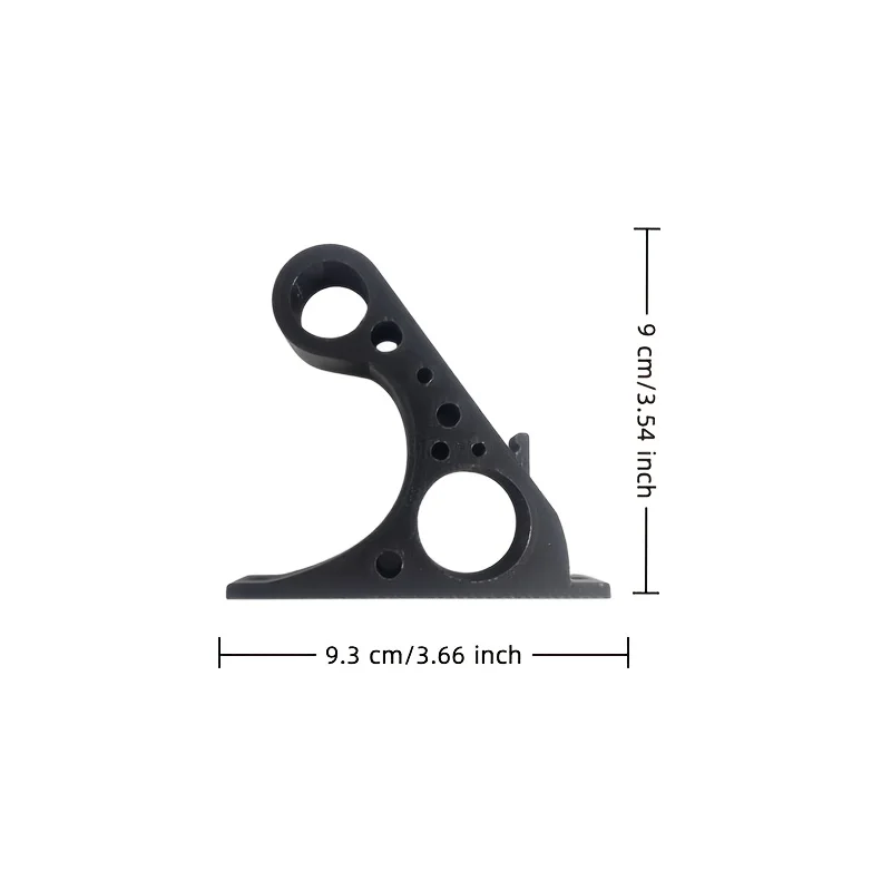 3D print motorcycle helmet wall holder – double ring slot with key hook