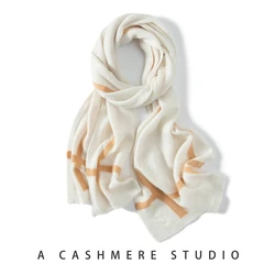 KOIJINSKY New Cashmere 180*45 Women in spring, autumn and winter, soft warm needle knitted scarf