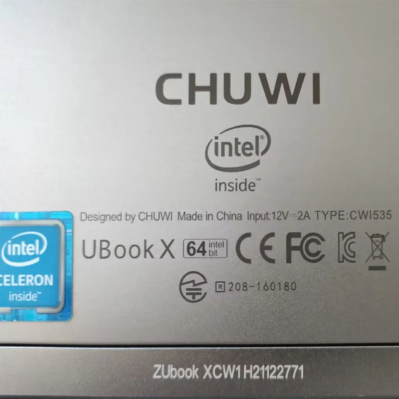 Imagem -04 - Chuwi Ubook x Gfl Bateria Plugue de Fios Novo 6v 6000mah 3479c7 Computador Portátil Tablet pc