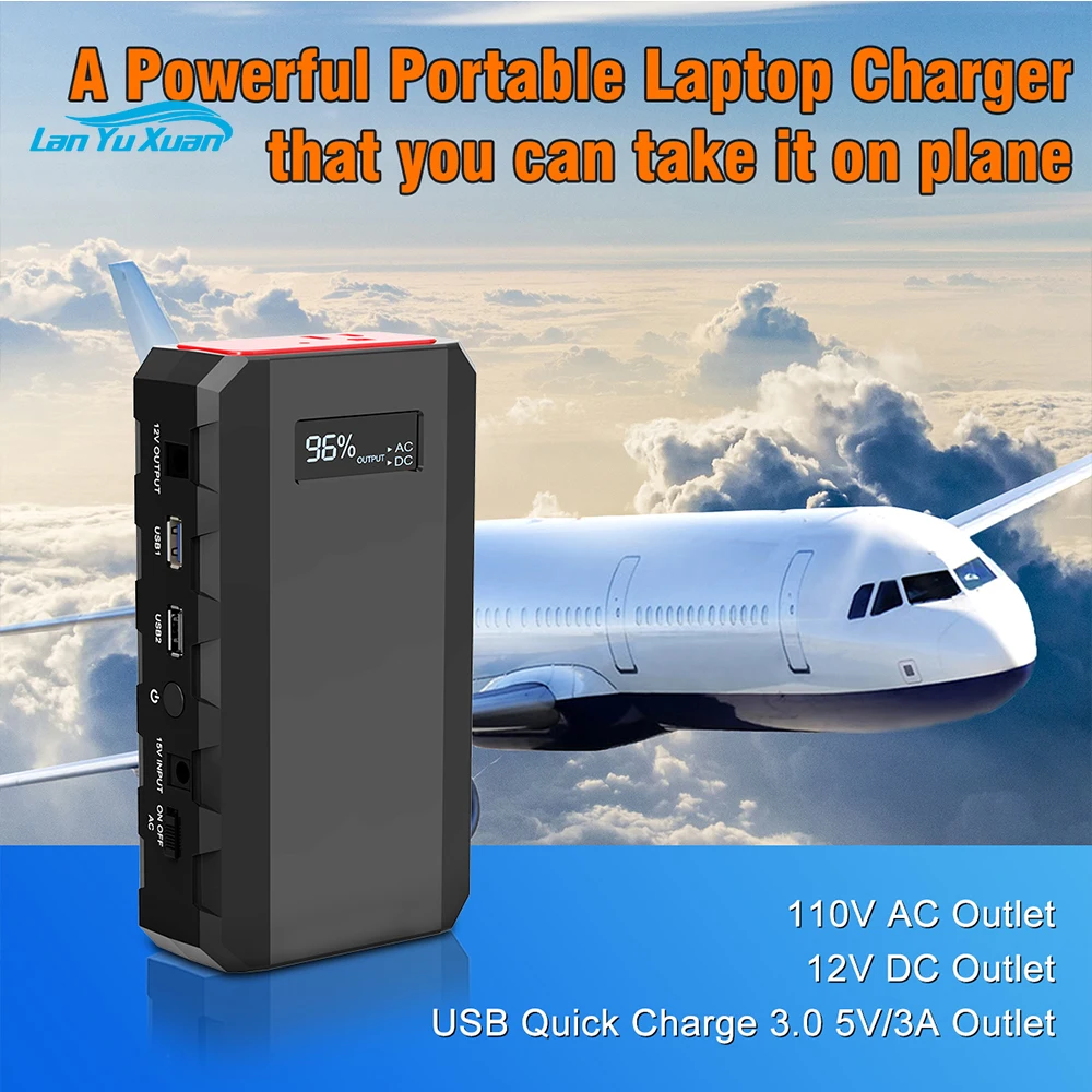 Powkey HP500S 88.8wh Backup Lithium Battery 110v 220v Emergency Energy Camp Portable  Power Bank with AC Outlet