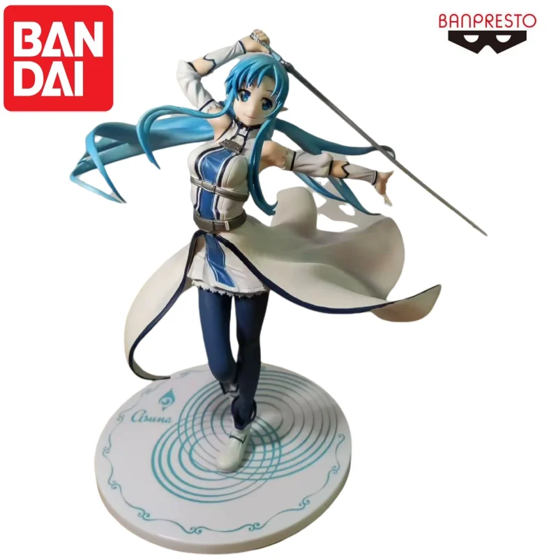 

Bandai в наличии, оригинальная кукла Banpresto Юки Асуна, новая фигурка в штучной упаковке, анимационные периферийные устройства, персонажи аниме, гараж