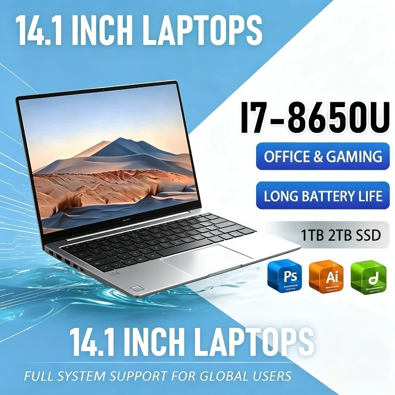 New Intel Core i7-8650U 14.1