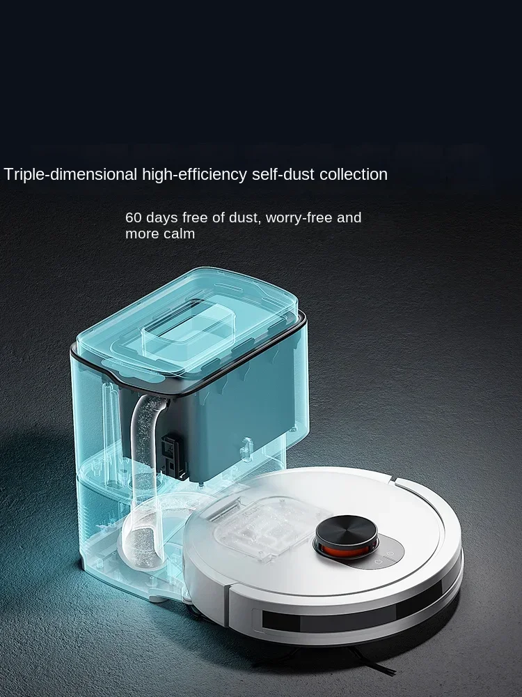 Versione globale ROIDMI Robot automatico per la raccolta della polvere e lo spazzamento con aspirazione elevata e nessun intreccio dei capelli nuovo modello EVE CC