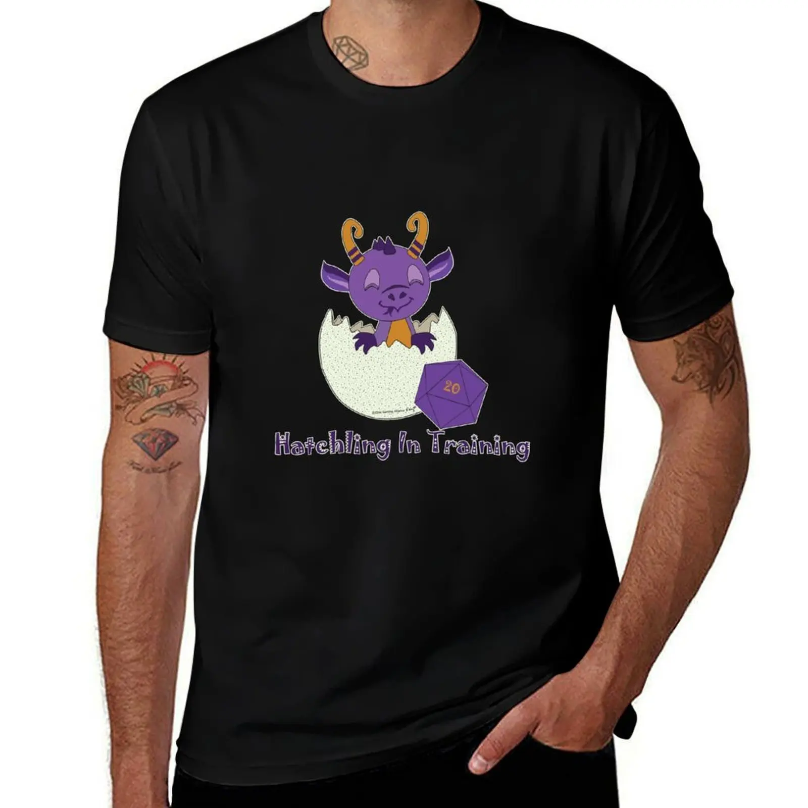 Hatchling In Training T-Shirt Casual Soft Cotton Short Sleeve Tee