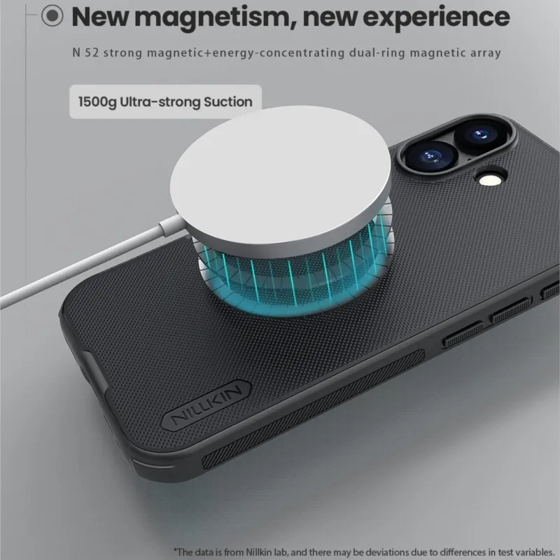 For iPhone 17 Case NILLKIN Fitted Case Magnetic Super Frosted Shield Matte PC Cover For iPhone 17