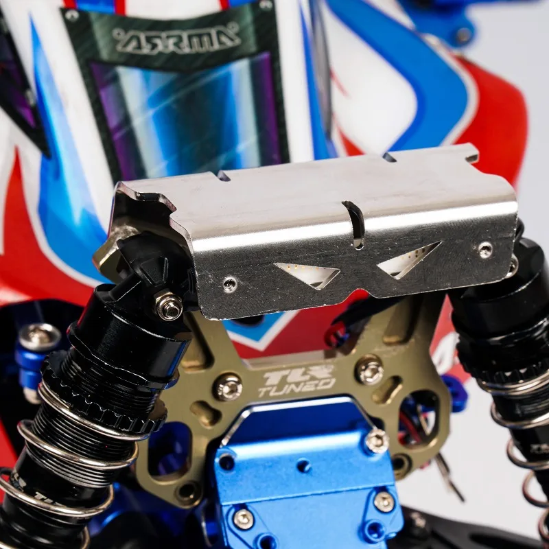 AARC ARRMA Typhon メタルショックタワー アーマー ショックプロテクション & シャーシブレース - V5/TLR 1/8 バギー RCカー アップグレードパーツ対応