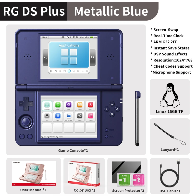 Anbernic RG DS Plus Retro Handheld Console