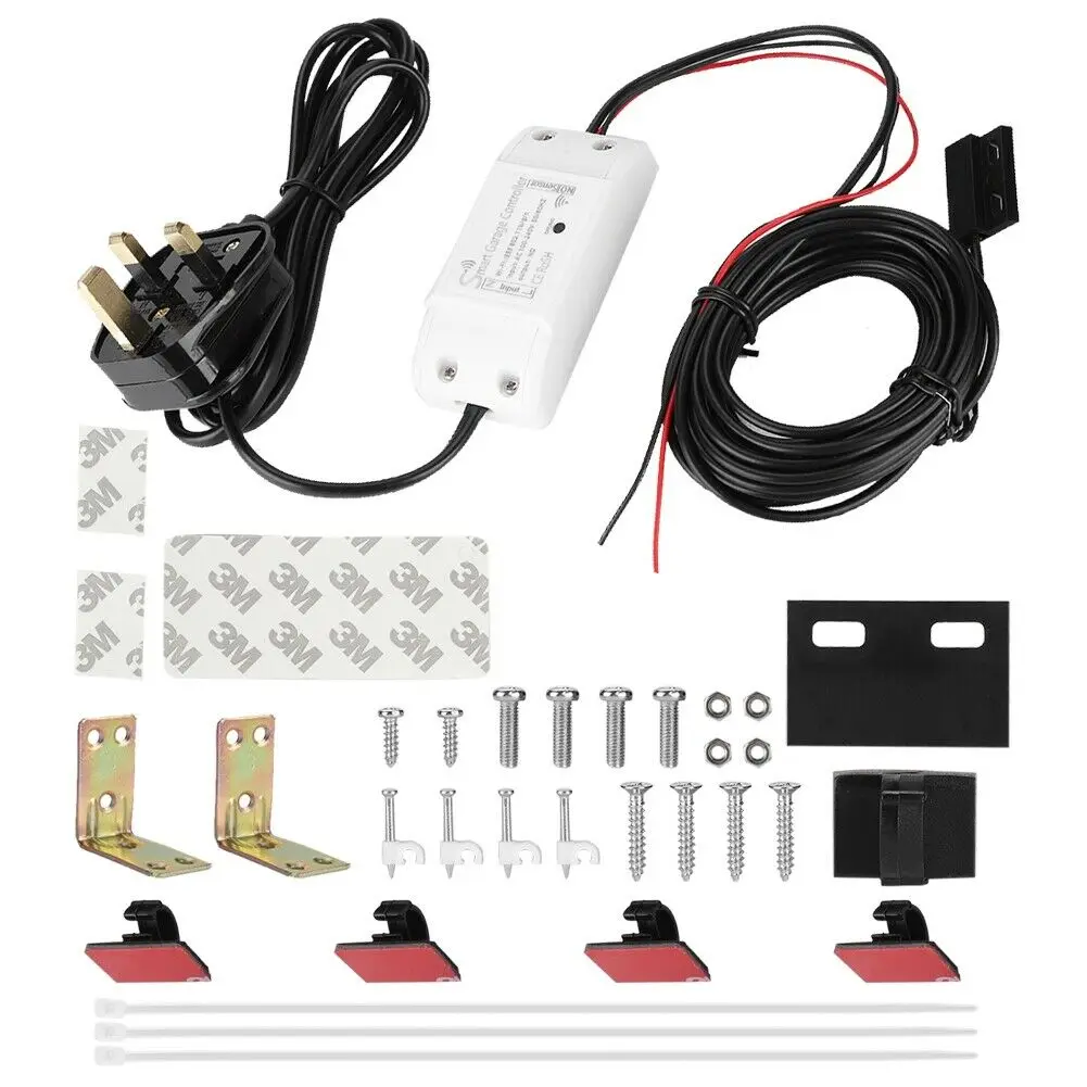 

Tuya Wifi Smart Door Opener Controller Tuya App Voice Time Control Remote Garage Door Switch Controller For Home