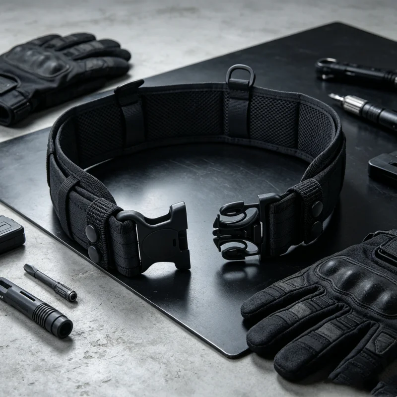 Lightweight Belt Tactical Combat belt MOLLE Plastic Buckle Quick Release Adjustable