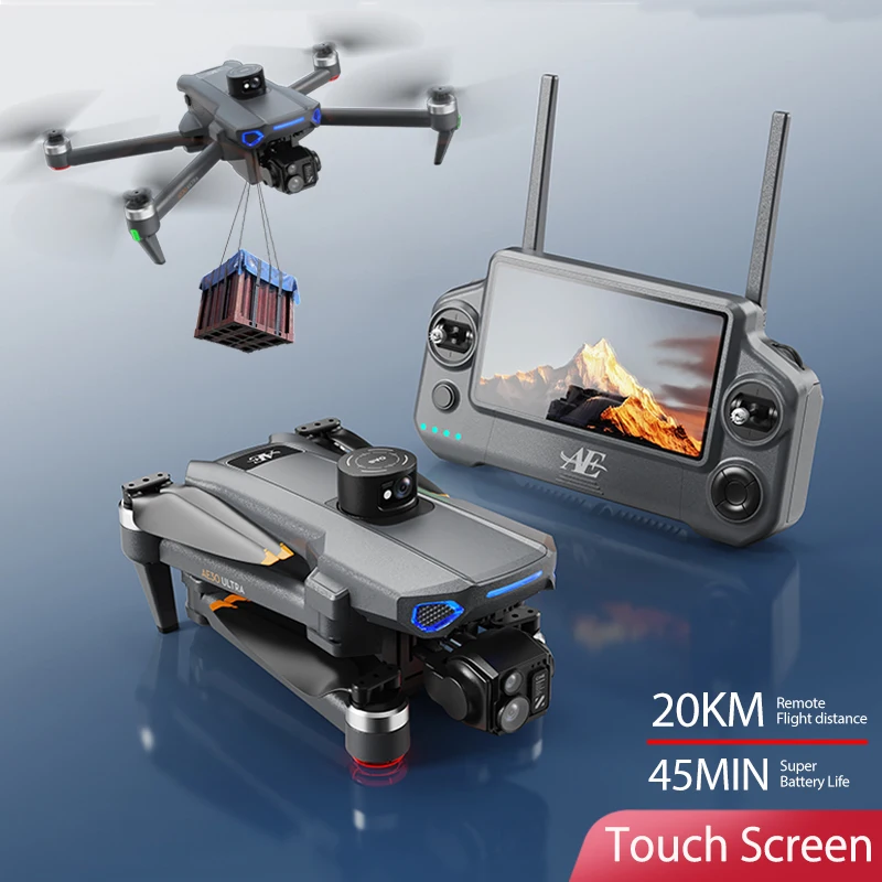 

AE30 GPS Drone With 8K HD Camera 3-axis Gimbal Load Bearing 800g 5G Brushless Laser Obstacle Avoidance Airdrop FPV RC Quadcopter
