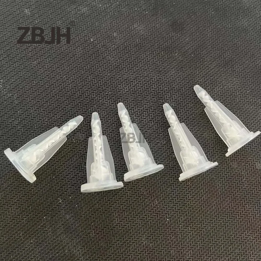 

500PCS/lot Plastic Disposable Epoxy Resin Static Mixer/dual MA3.0-8S Bayonet Mixing Nozzles for Duo Pack Epoxies