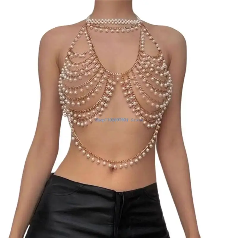 

N7YF Женщины многослойные жемчужины из бисера.