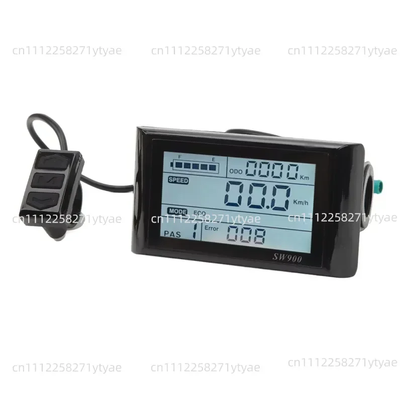 SW900 24V 36V 48v Motorcycle Dashboard LCD Monitor