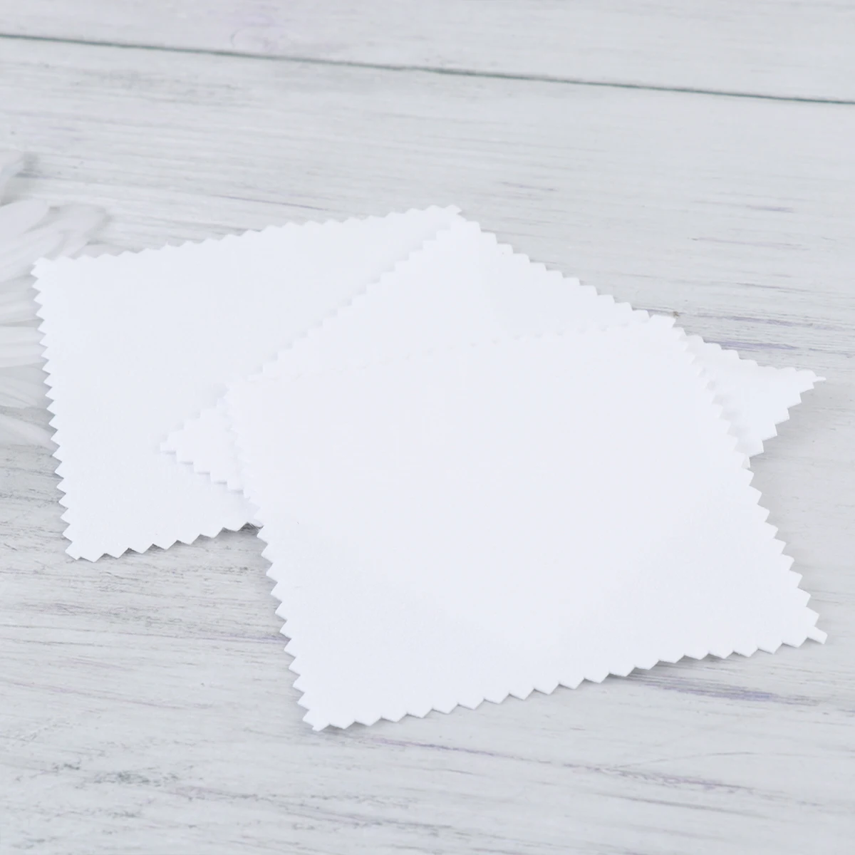 

50 Pcs Jewelry Cleaning Cloth Premium Polishing Wipes Silver Tarnish Remover Soft for Watches Glasses Lenses