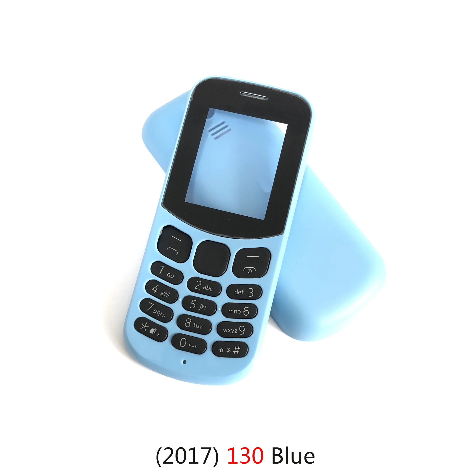 2017 Nokia 130 TA-1017 Cep telefon kılıfı 130 DS RM-1035 Rm1122 Kılıf pil Arka kapı Klavye Tam Komple Bakan