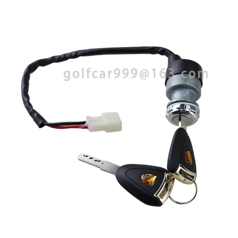 2-wire power lock suitable for electric golf carts and sightseeing vehicles