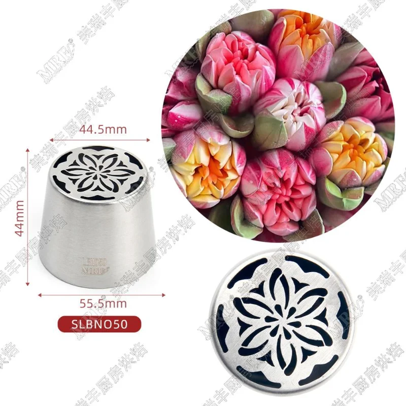 1 יחידה טיפים רוסיים מפלדת אל-חלד לעיצוב עוגת חג המולד צינורות קישוט קאפקייק DIY כלי מטבח לאפייה