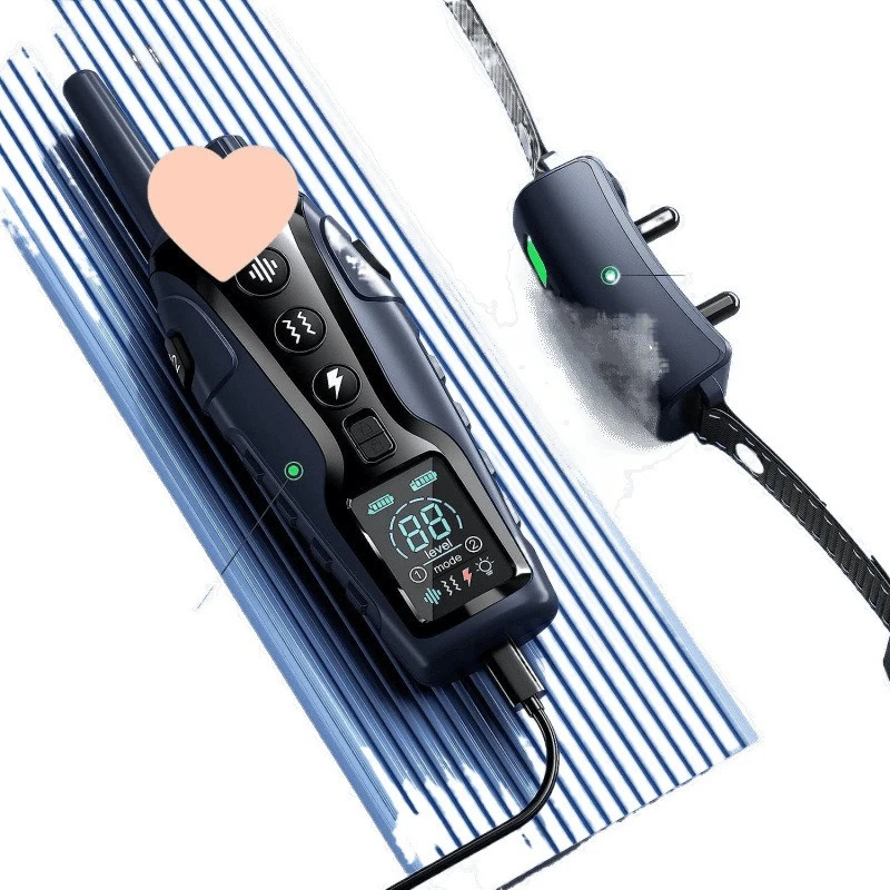 Ultra-long remote control dog training artifact, waterproof dual power display