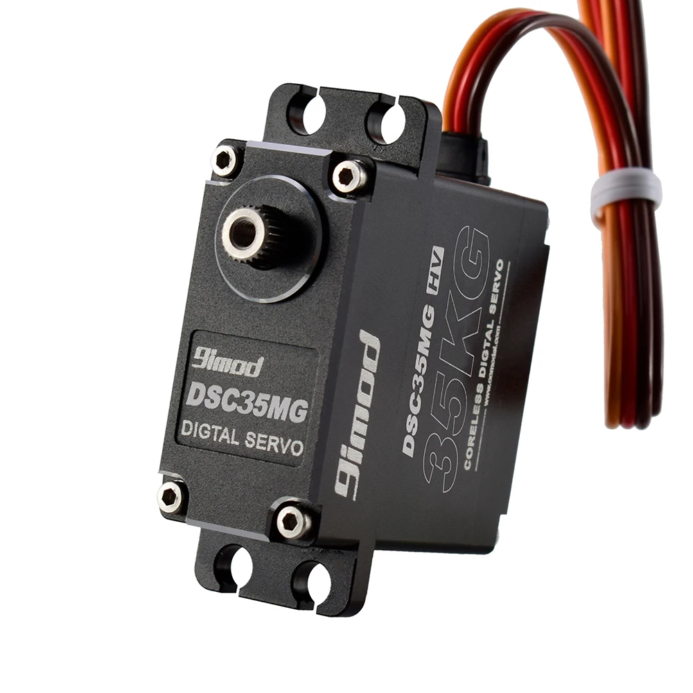 9imod Waterdichte Servo DSC35MG 35KG Metal Gear HV Coreless Digitale Servo voor RC Auto Boot Robot DIY