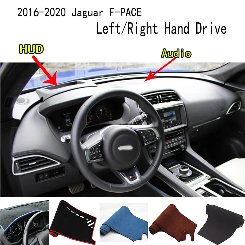 

For 2016-2020 Jaguar F-PACE X761 Accessories Dashboard Cover Instrument Panel Dash Mat Dashmat Protective Pad