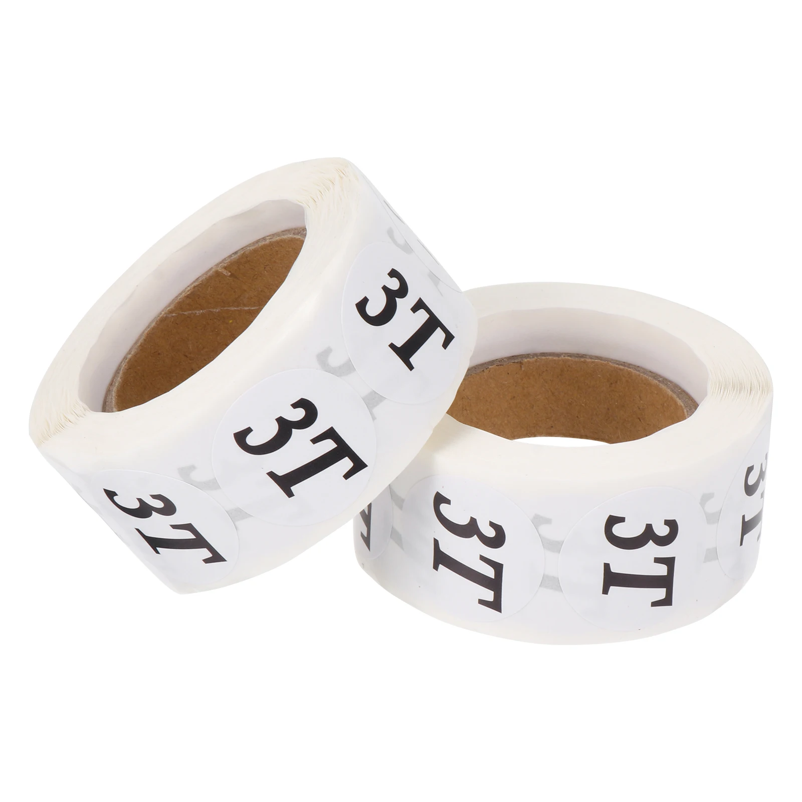 

2Rolls SizeLabelSticker SafeRound CopperPlate SelfAdhesive ClothingTag BabyClothingSizeSticker Label RoundSticker