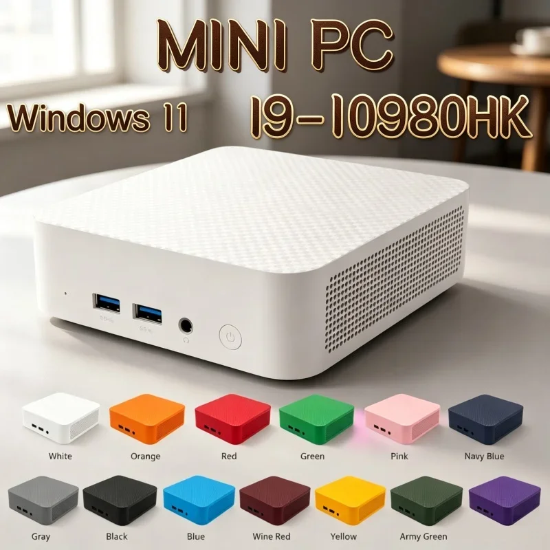 steadfast-core-i9-10980hk-ポータブルミニpc、wifi6-bt52、デュアルギガビットポート、4kマルチディスプレイ対応コンパクトホスト、オフィスでの日常使用に最適