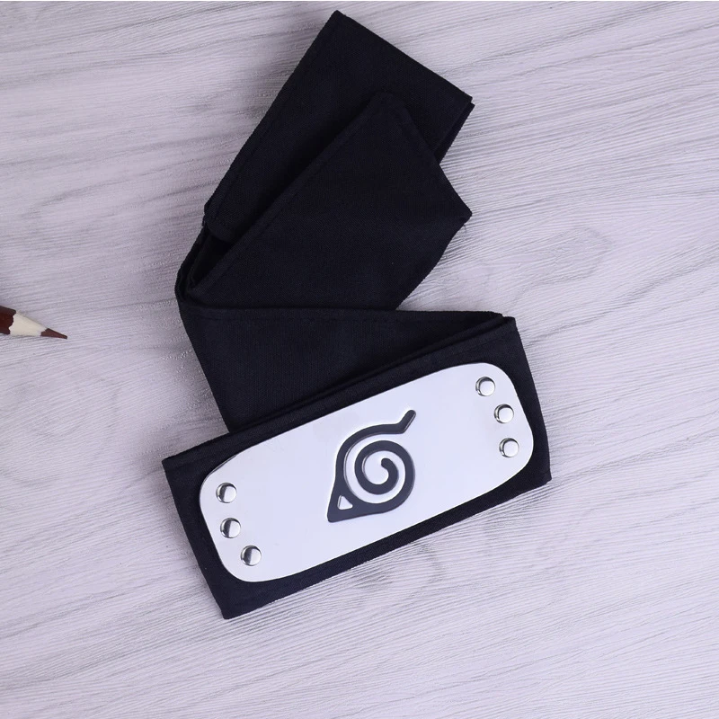 

Naruto Kakashi Konoha Headband Cosplay Costumes Accessories Itachi Akatsuki Armband Toys Props Anime Party Halloween Gift