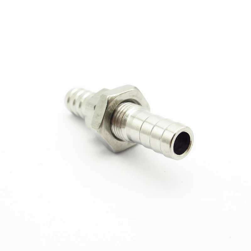 4mm 6mm 8mm 10mm 12mm 14mm 16mm 19mm Hose Barb Bulkhead 304 Stainless Steel Barbed Tube Pipe Fitting Coupler Connector Adapter