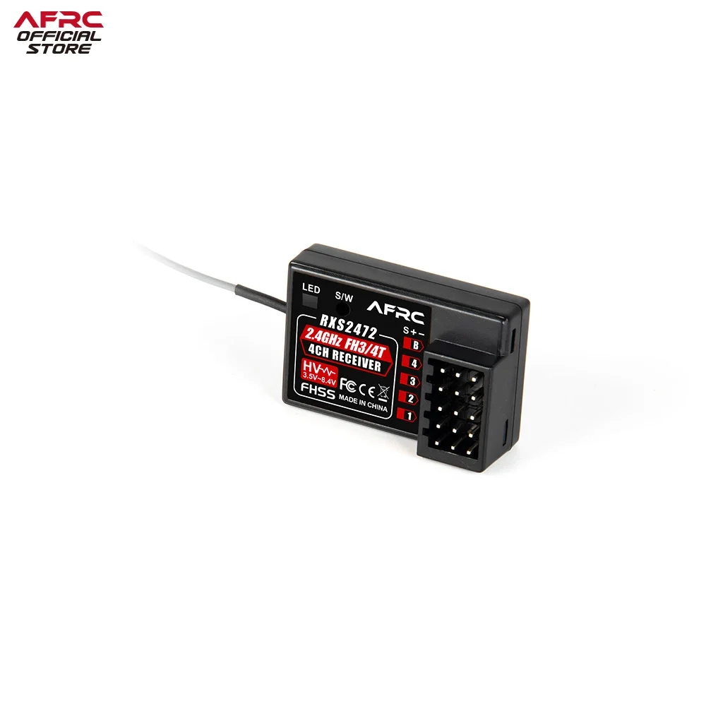 AFRC RXS2472 Compatible Receiver Suitable For SANWA M12, M11X, EXZES X, MT-4,GEMINI X,MT-S, MT-4S, M12S ,M17.SANWA FH3/FH4T