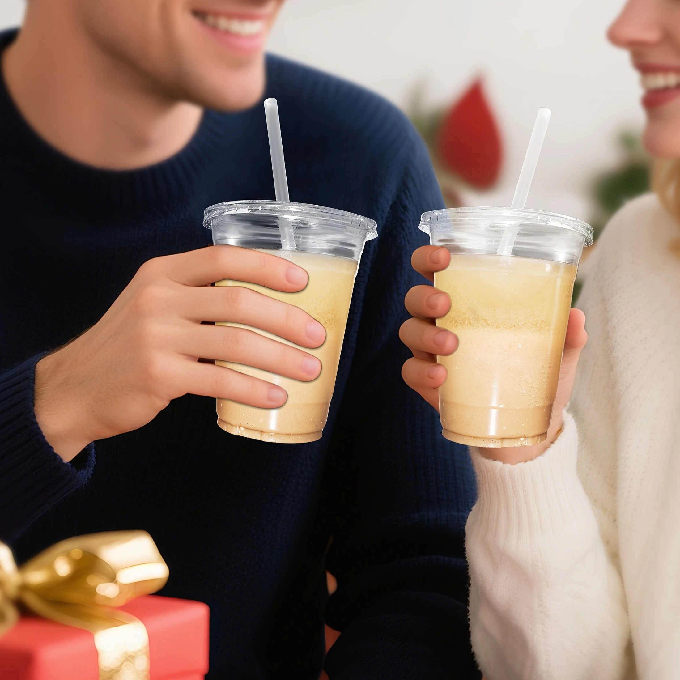 كوب بلاستيكي شفاف بغطاء مسطح و - مراجعة Event Party وسعره