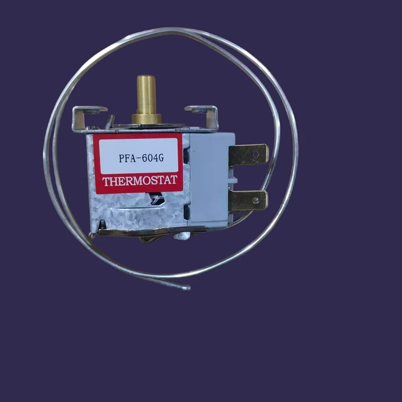 Two pin single cooling window type air conditioner thermostat PFA-604G, with installation hole spacing of 33mm, is universal as